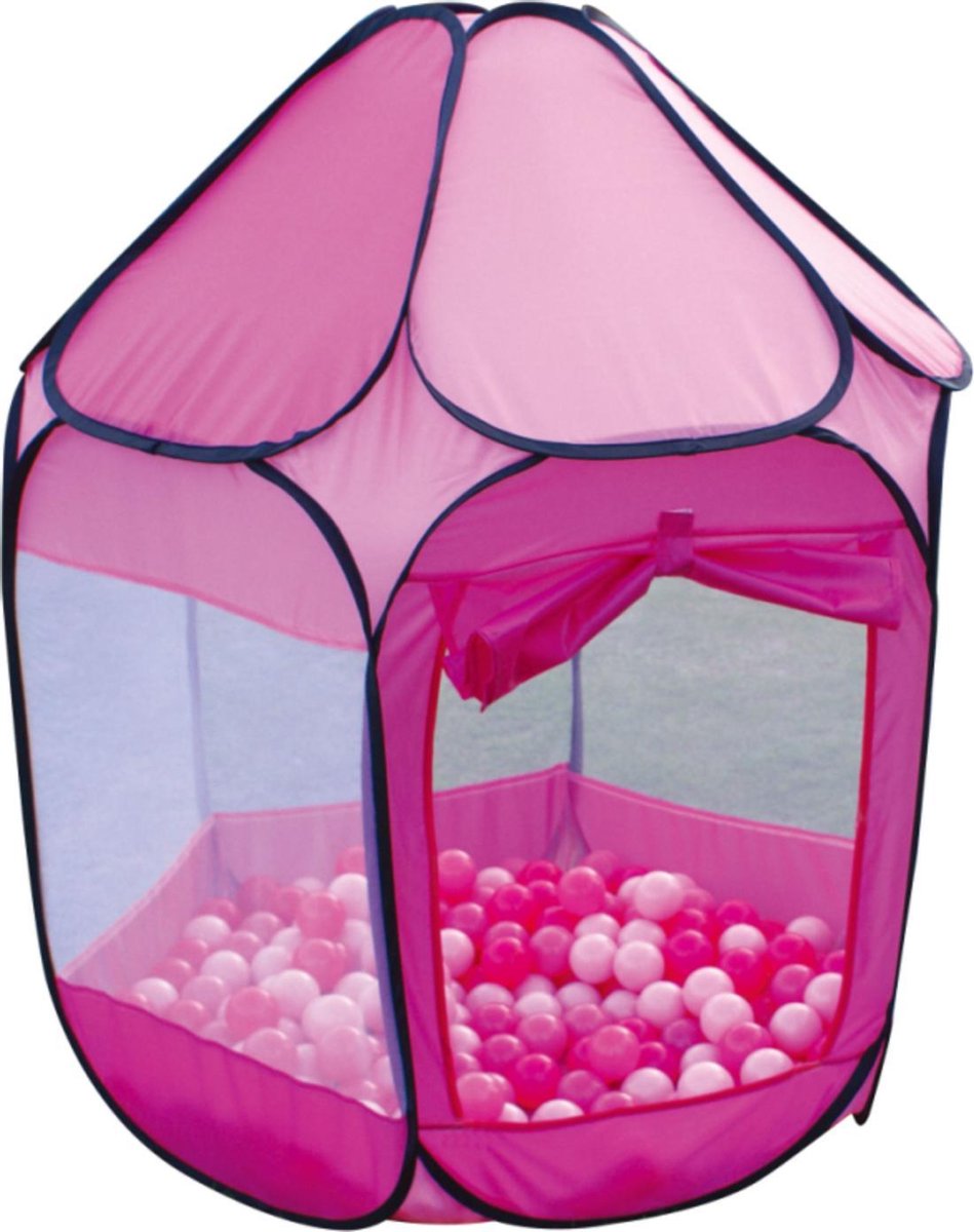 Playfun Roze Speeltent Met 250 Ballen