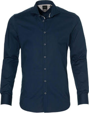 City Line By Nils Overhemd - Body Fit - Blauw - 40
