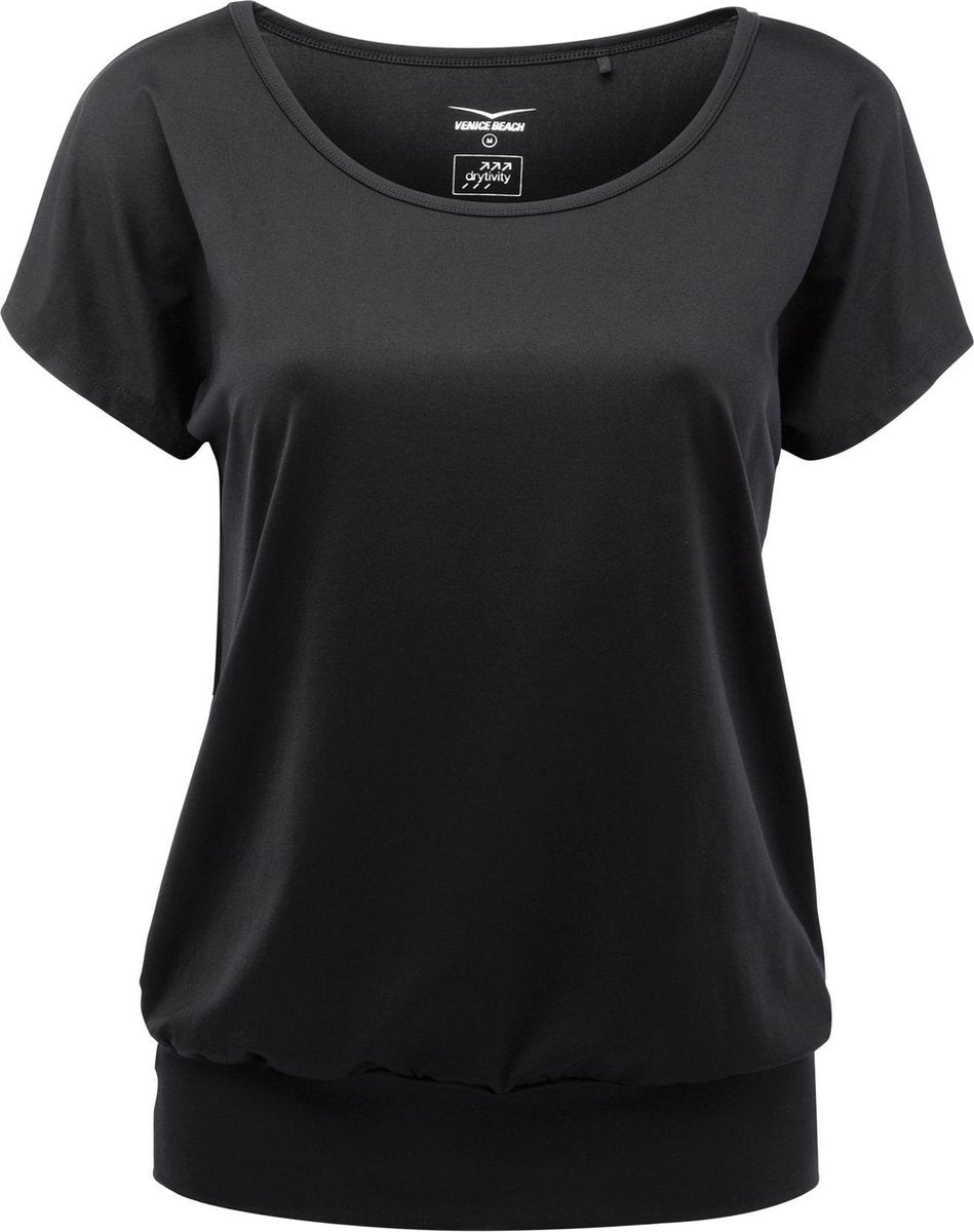 Venice Beach Ria  Sportshirt - Maat S  - Vrouwen - zwart