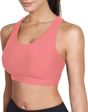 sport bh dames -sportjock -De beste sport bh - L/85D Neon Coral