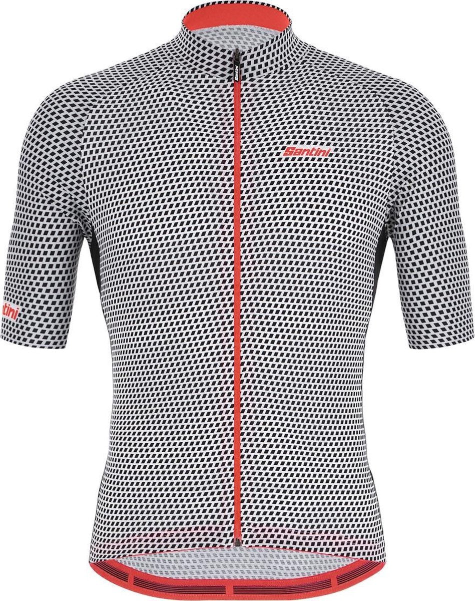 Santini Karma Kite S/S Jersey Zwart - Maat 3XL
