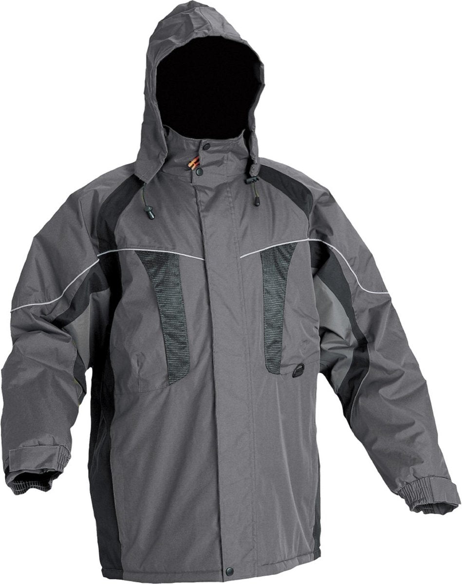 Heren winterjas Nyala grijs M