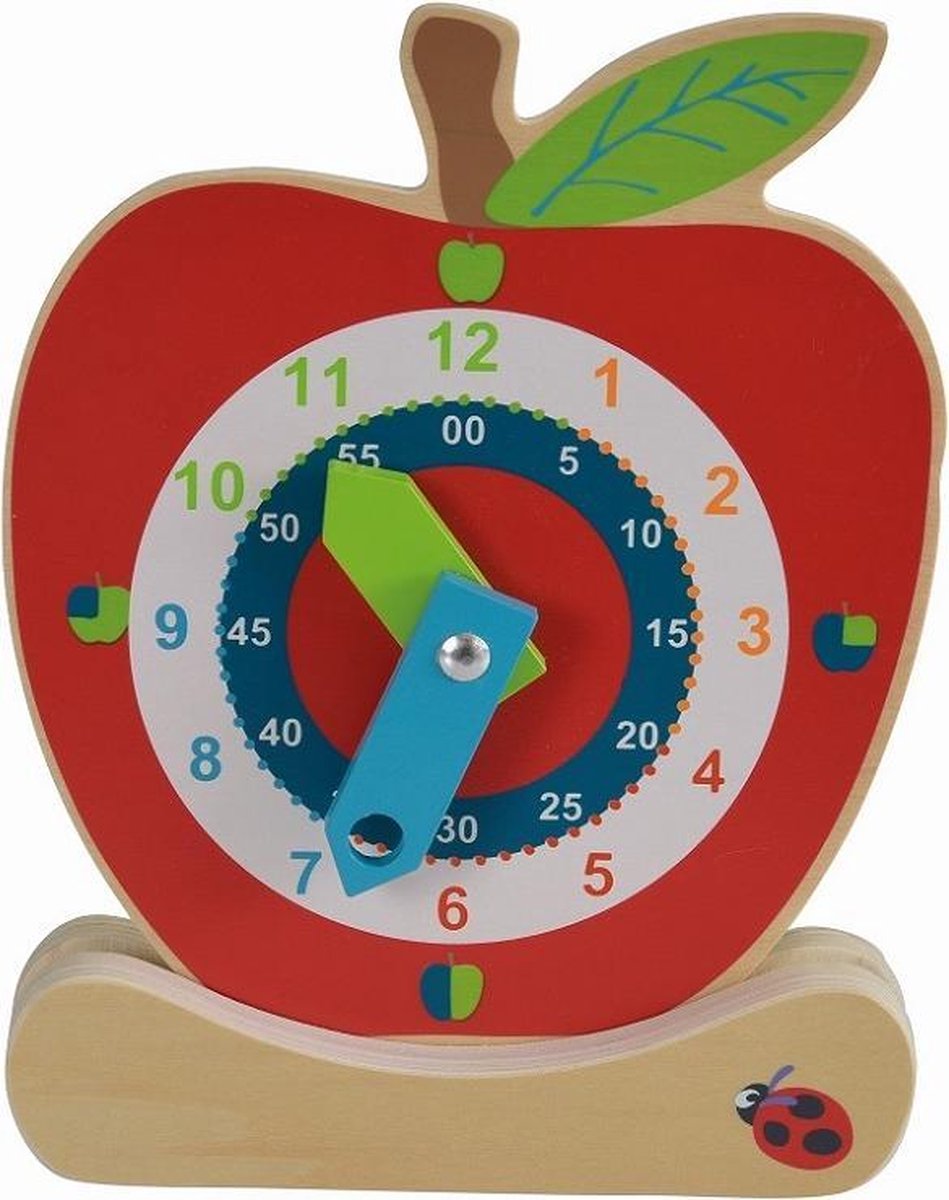 Egmont Toys Houten klok 18 x 23 cm.
