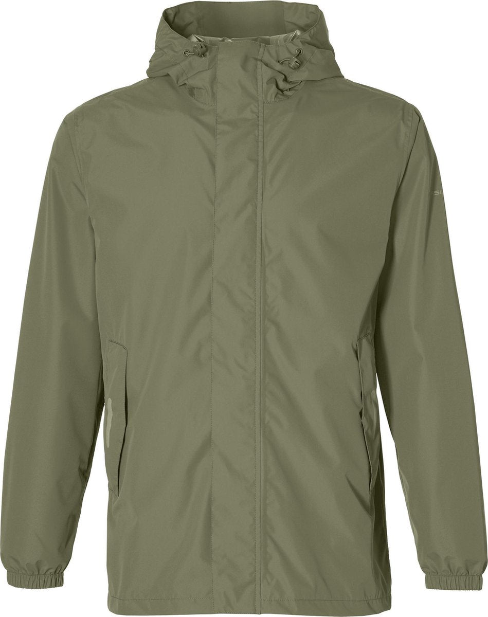 Basil Hoga Regenjas Unisex - Groen - Maat XXL