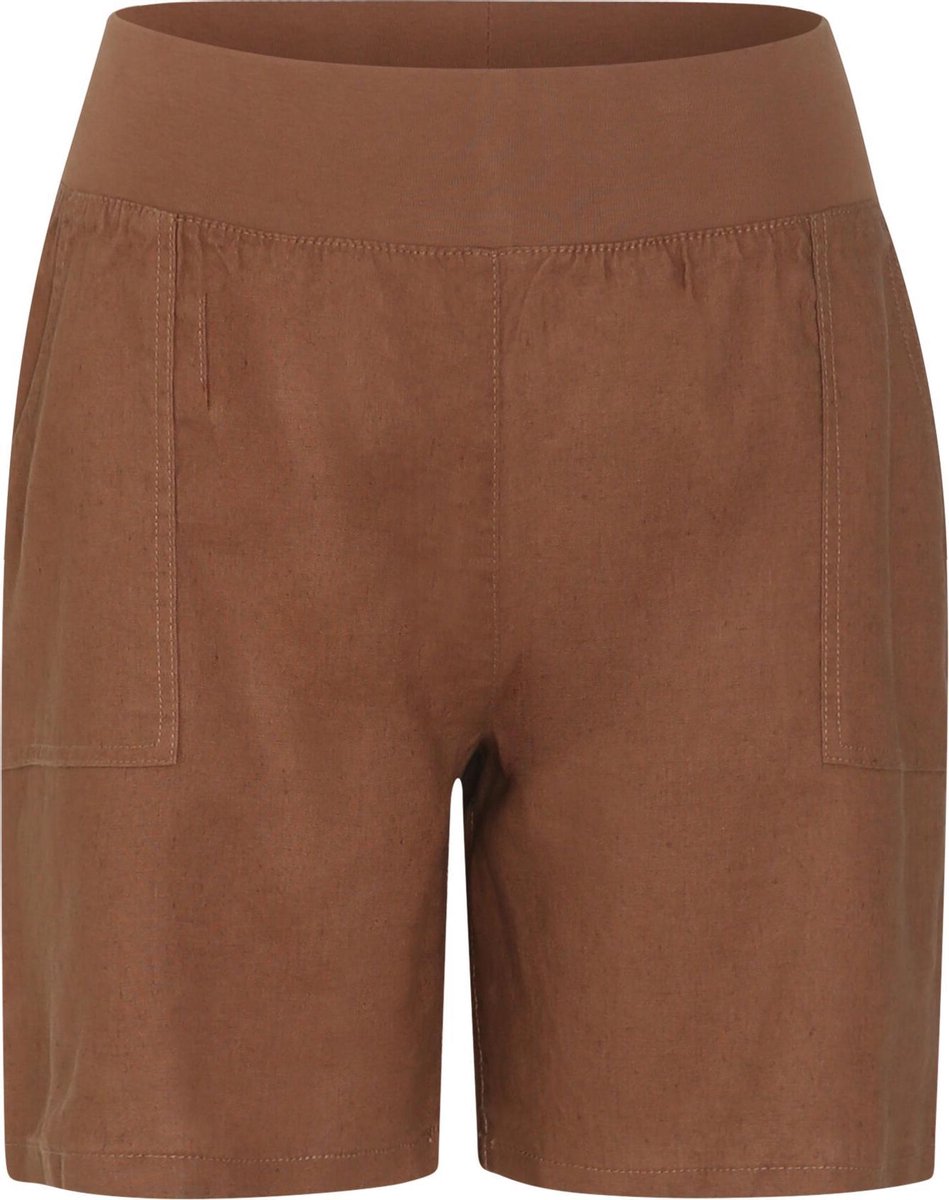 Effen linnen short