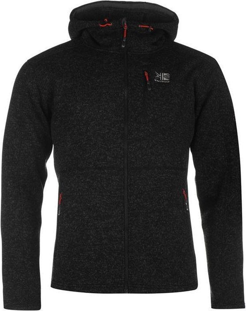 Karrimor Terry fleece met capuchon - Heren - Black Marl - M