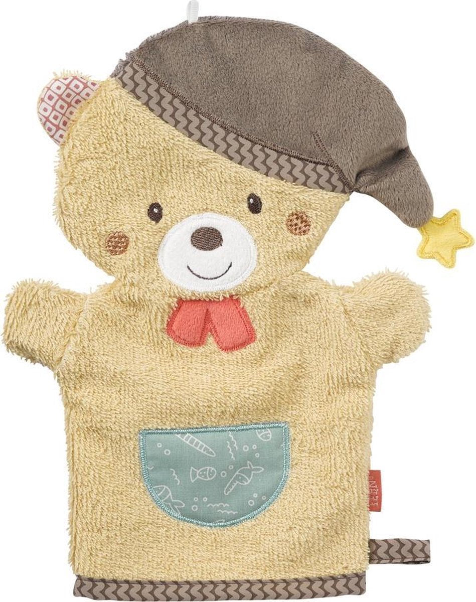 Fehn Washand Bruno Beer 27 Cm Beige