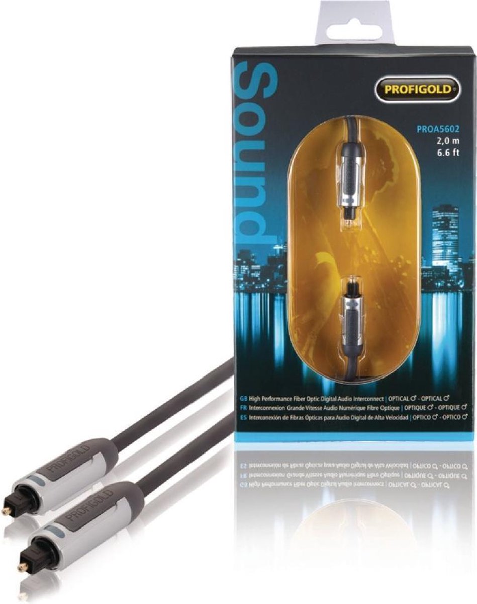 Profigold - Optische Toslink Kabel - 2 meter