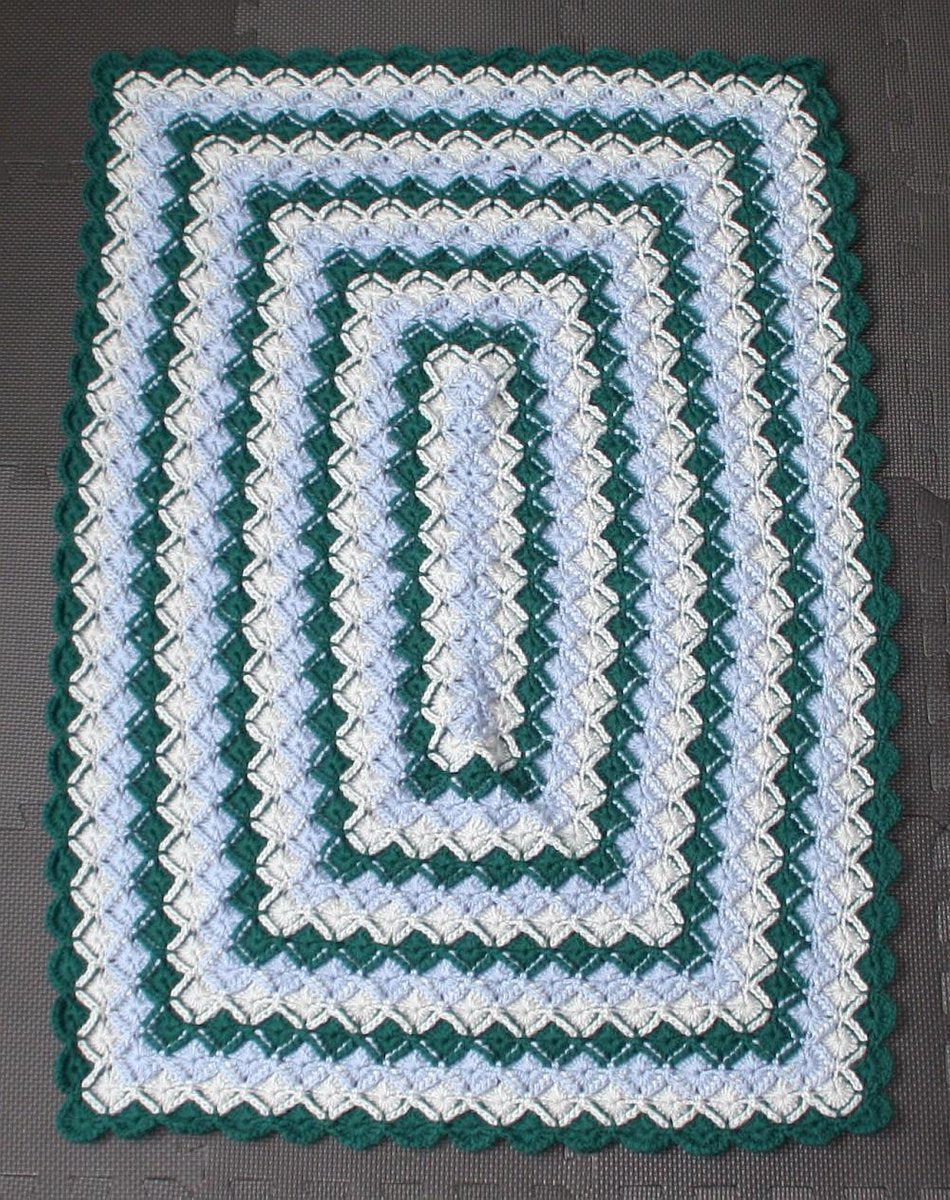 Gehaakte Deken Bavarian 101 x 70 cm