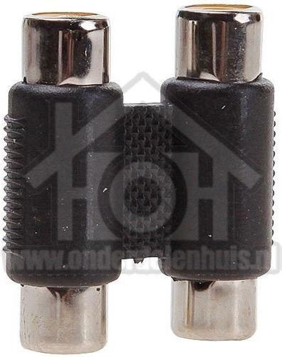Tulp Adapter 2x Contra RCA Female - 2x Contra RCA Female Easyfiks
