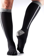 Toesox Zoe Sport Compressie Teensokken ZwartSize : 43-46