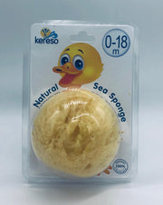 Natuurspons - Natuurspons baby - voor 0-18 maanden baby - Baby cadeau - Natural cadeau – Badspons - Washand - Baby wassen - Hygienespons - Antibacterieel - Zeespons - 100% biologische Spons - Veilige
