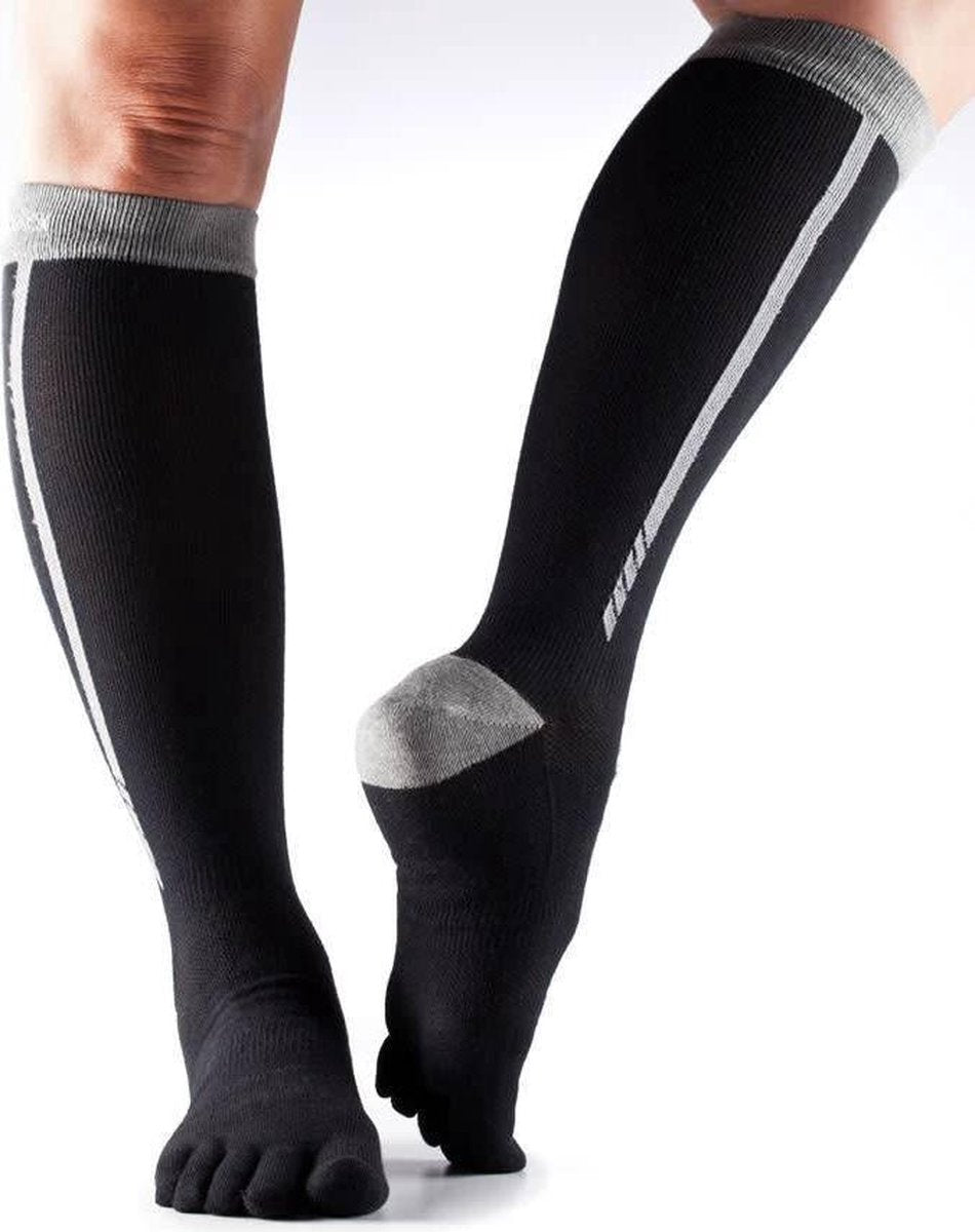 Compressie TeenSokken ToeSox Zoe - Zwart