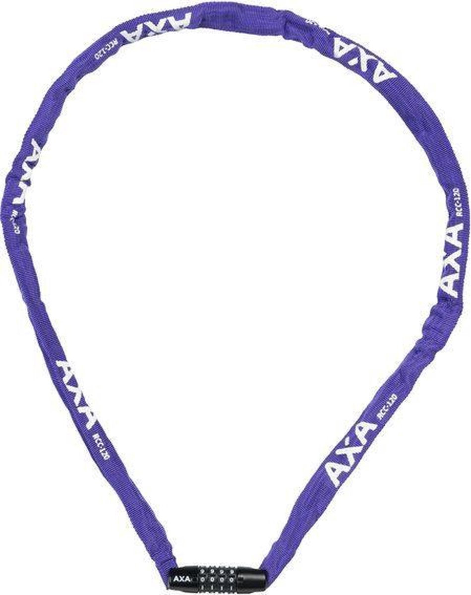 Axa Rigid RRC Kettingcijferslot - 120cm - Paars