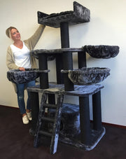 Krabpaal voor grote katten Panther Blackline Dark Grey PLUS
