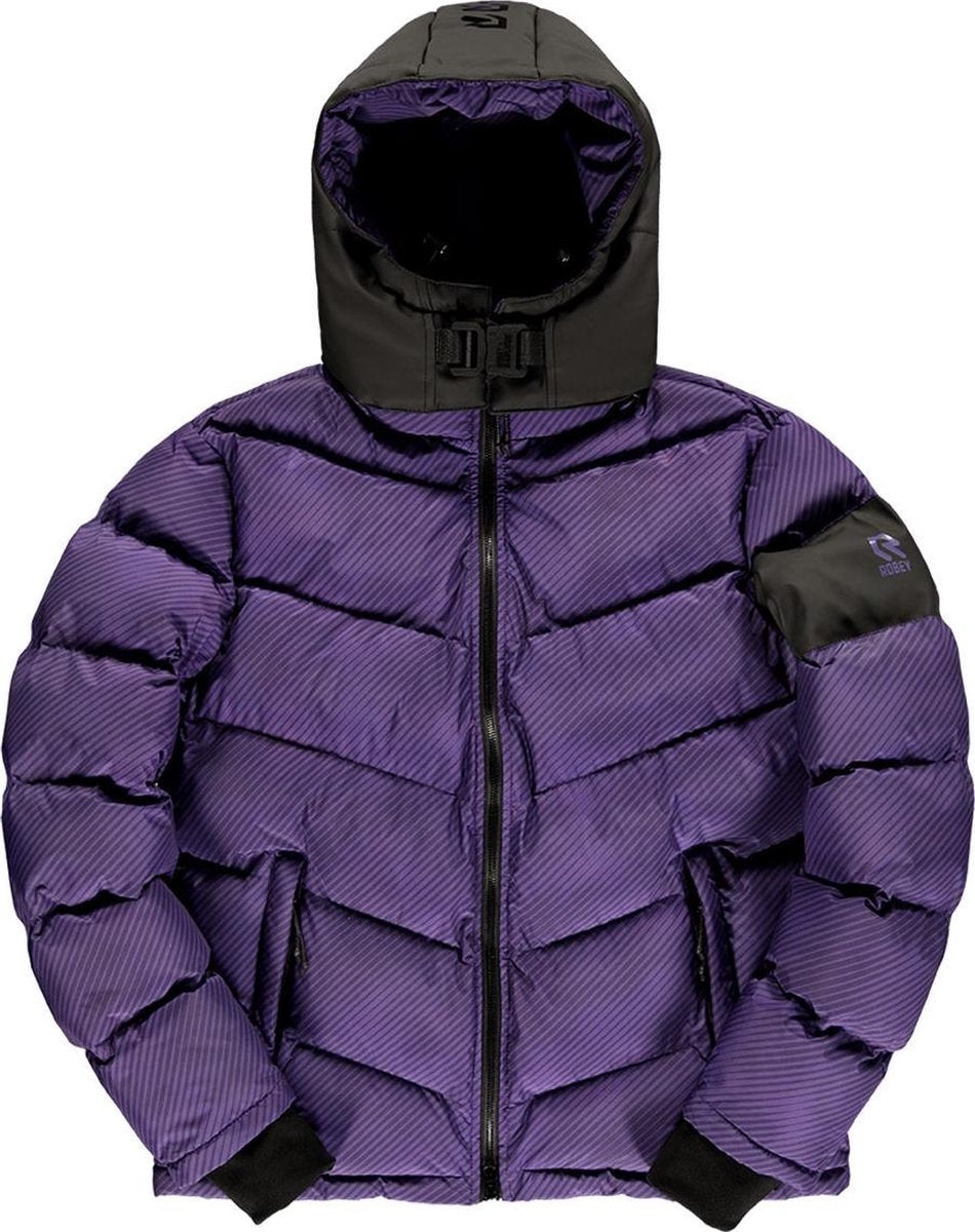 Robey x Banlieue Puffer Jacket (maat M) - Purple