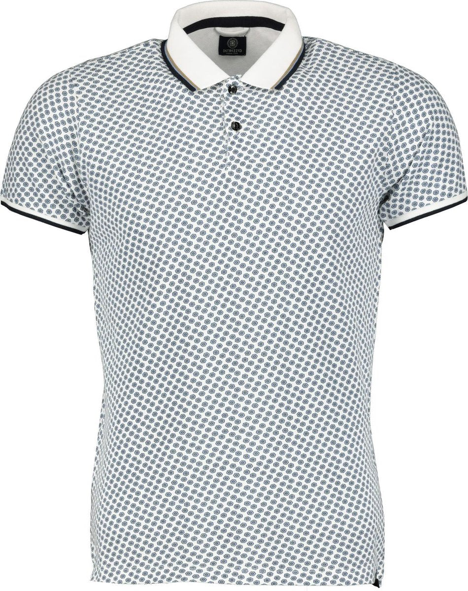 Dstrezzed Polo - Slim Fit - Wit - S