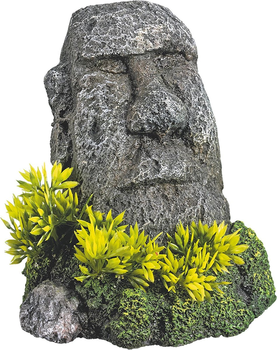 Aqua deco moai 12x11