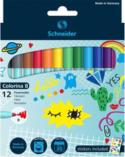 Viltstift Schneider Colorina B set à 12stuks S-193092
