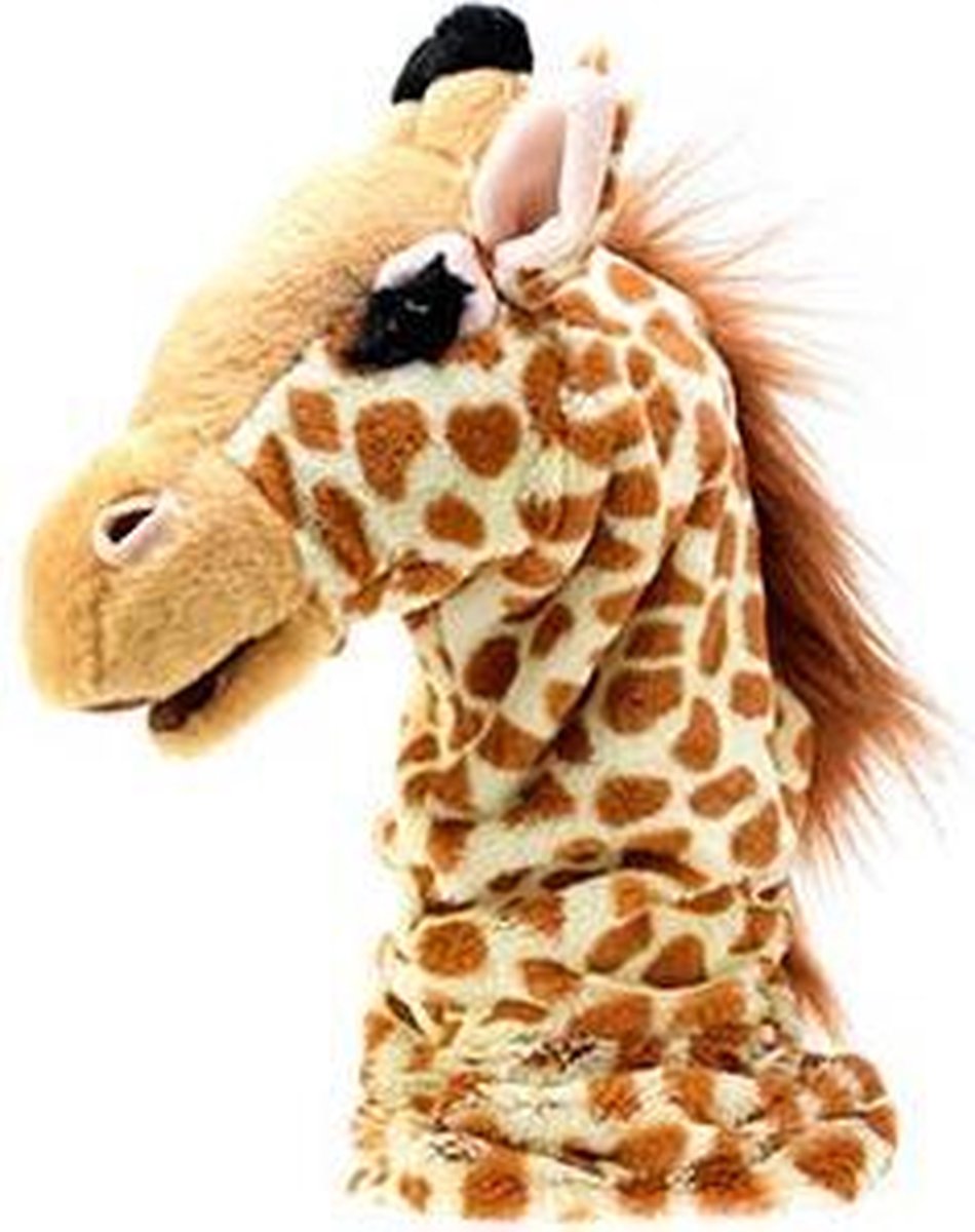 Toi-toys Giraffe Handpop 43 Cm Geel/bruin