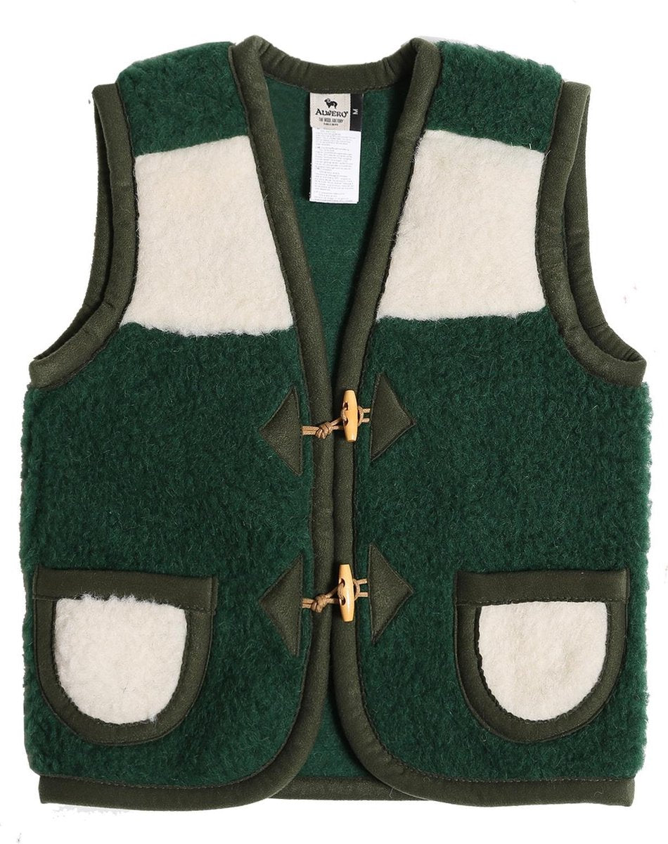 Alwero - Alwero bodywarmer Alpen junior duo Donker groen 116-122