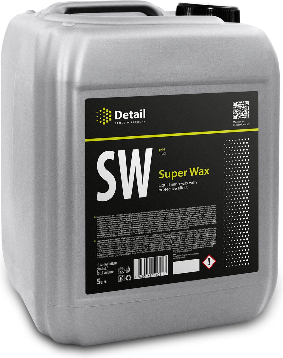 Detail SW - Autowax - 5 Liter - Vloeibaar geconcentreerde