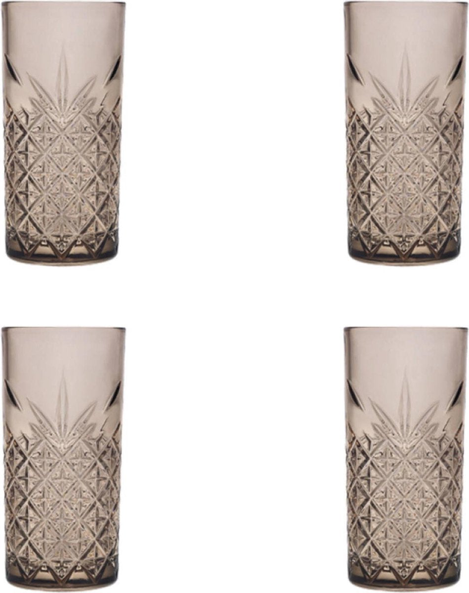 Pasabahce Longdrink Timeless 45 cl - Taupe 4 stuk(s)