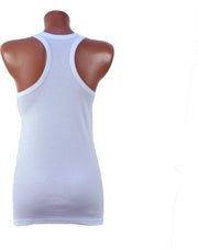 3 Pack dames Halterhemd - 100% katoen - Wit - Maat L