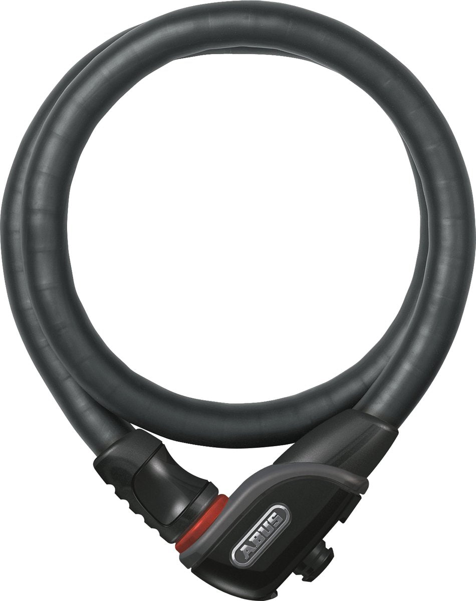 Kabelslot abus steel o flex phantom 896085cm fidlock - ZWART