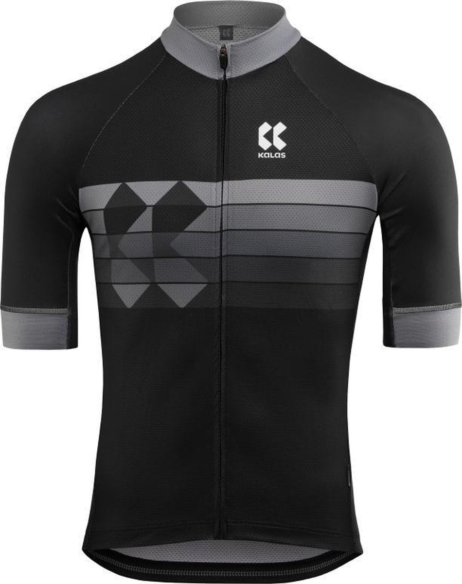 Kalas Motion Z Fietsshirt Heren Zwart/Grijs Maat 5/XL