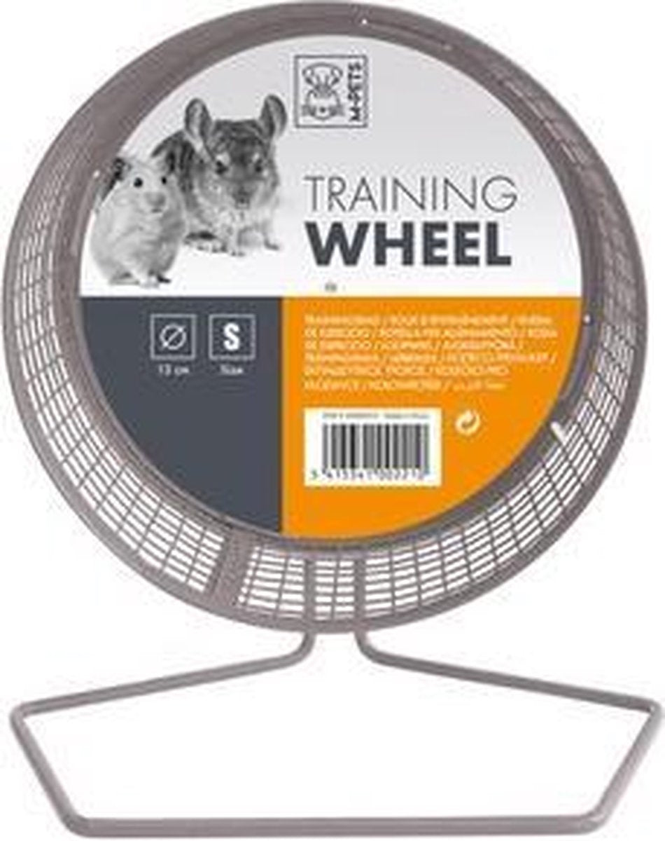Grijs trainingswiel voor je knaagdier 13 cm S