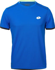 Lotto Aydex IV Tee - Deep Dry Tech T-shirt - Heren - Maat S - Blauw