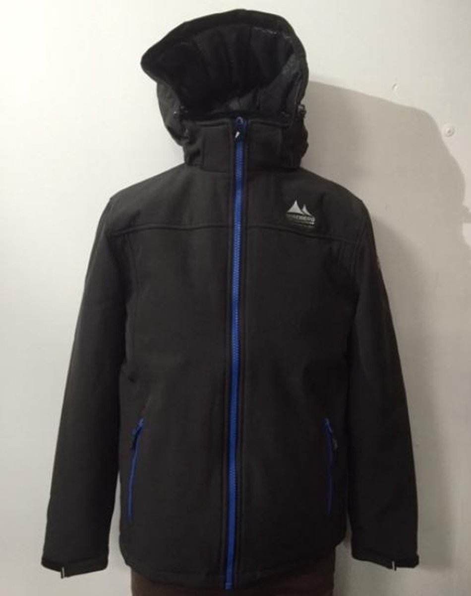 Nordberg heren winterjas Marvin zwart softshell - maat M