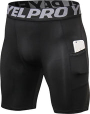 Mountainbike Boxershort - Compressie Short - Thermo Ondergoed - Lange Boxer - Fietsen - Zwart - Maat XL