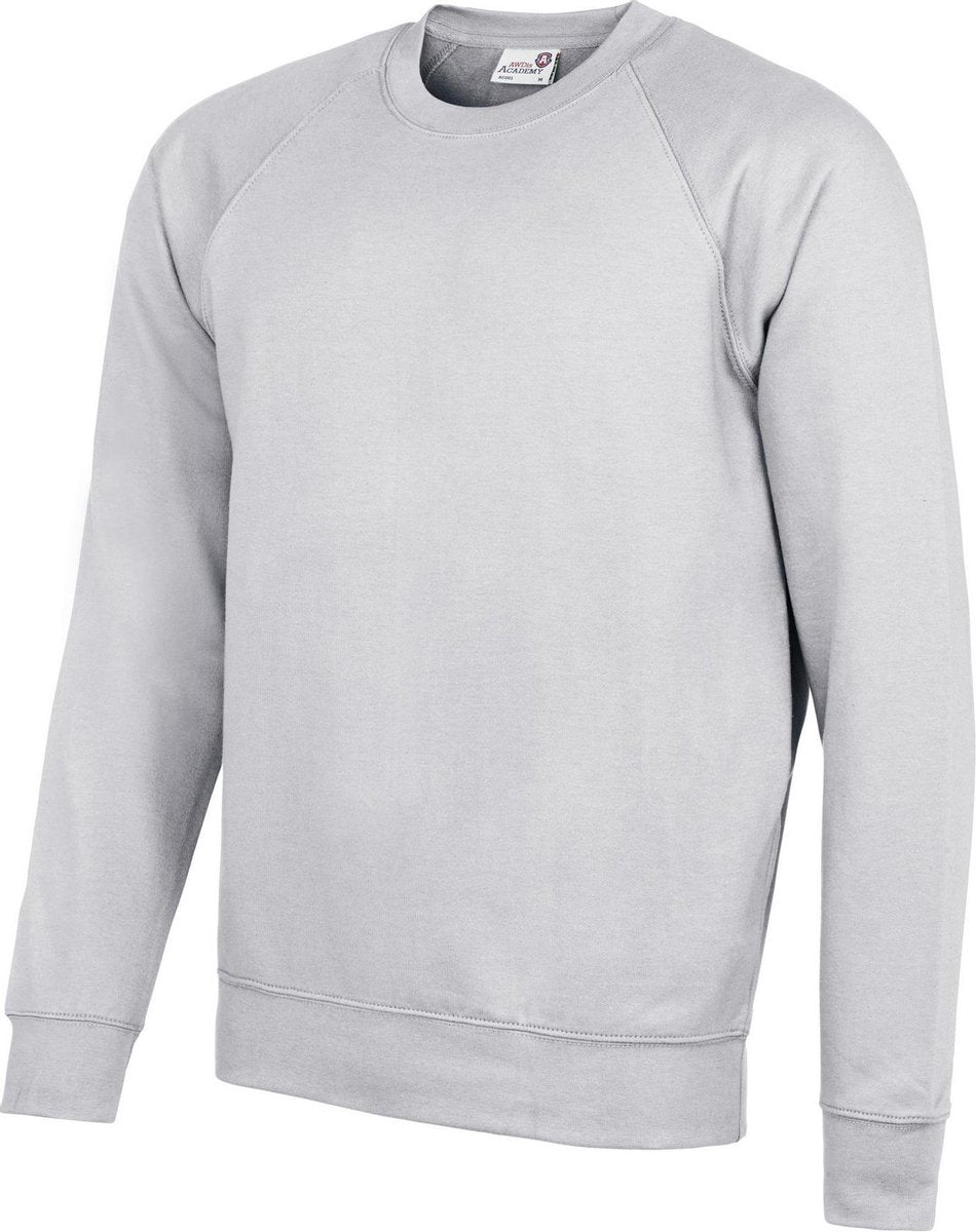 Awdis Academie Herenbemanning Hals Raglan Sweatshirt (Grijs)