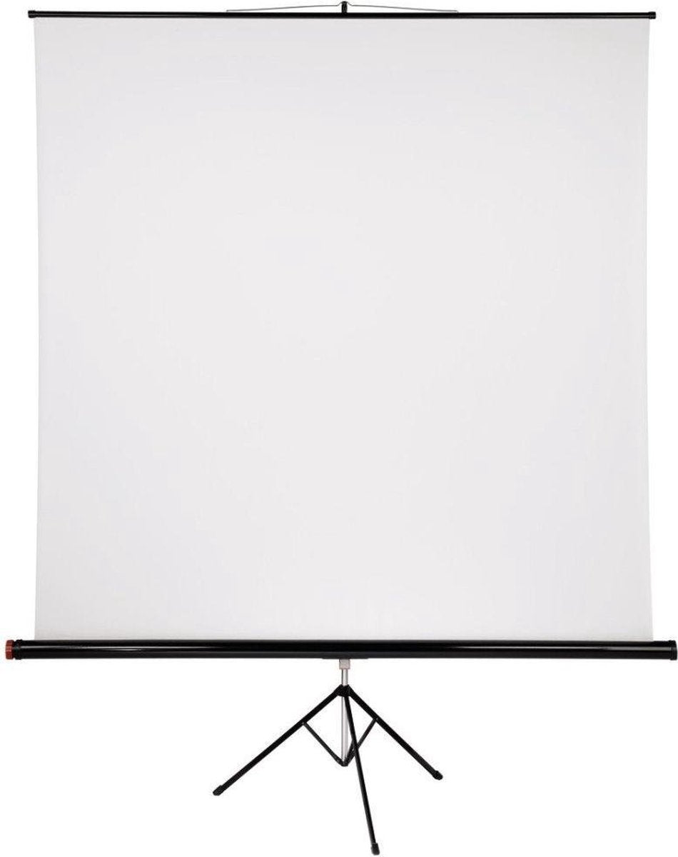 Hama Mobiel Projectie Scherm 125x125cm Wit/Zilver