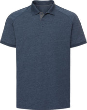 Russell Heren-HD Raglan Jersey Poloshirt (Grijze Mergel)
