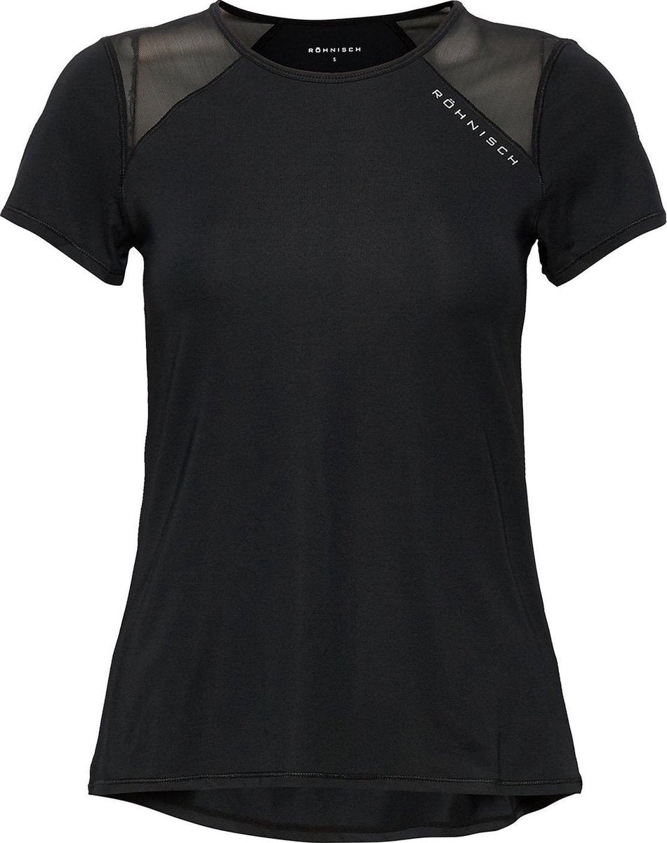 Röhnisch Sportshirt Asta Dames Polyester/elastaan Zwart Maat Xs