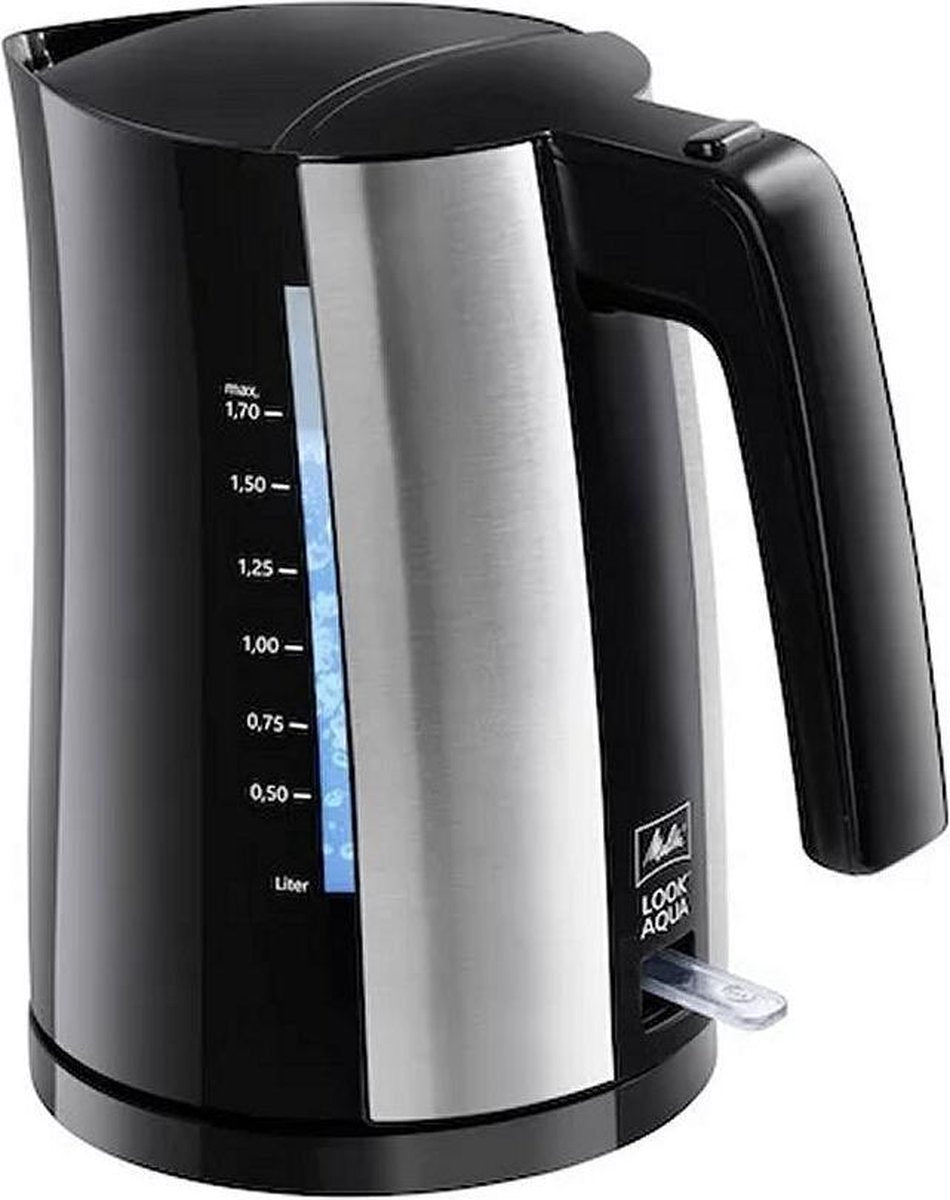 Melitta Look Aqua Waterkoker 1.7L 2400W Zwart
