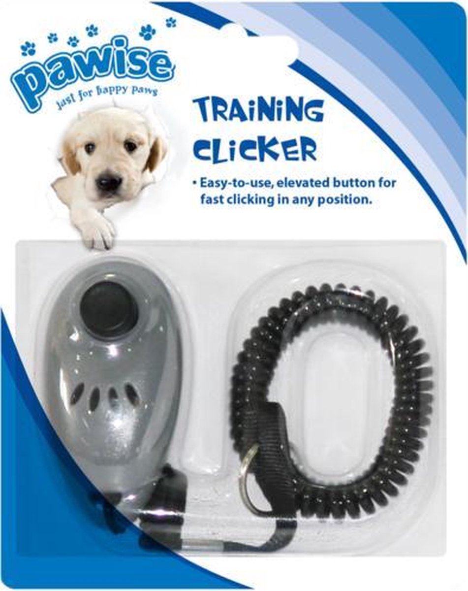 Pawise - Training Clicker  - Clickertraining is diervriendelijk je hond trainen - 7 x 3