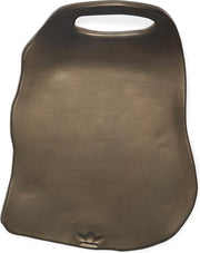 Dutchdeluxes - Borden (set van 4 stuks) - Organische vorm - Mat Platinum - Ted - 31 x 22 cm