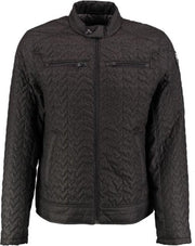 Vanguard biker jacket tussenjas jet black - Maat M