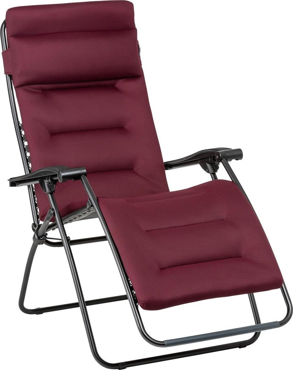 Lafuma Rsx Clip Aircomfort - relaxstoelen - inklapbaar - Donkerrood