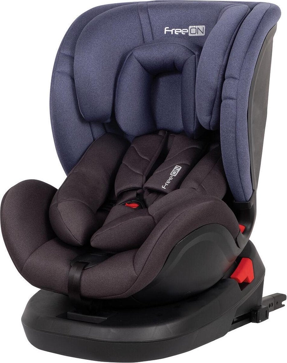 FreeON autostoel Linus 360° met isoFix Blauw (0-36kg) - Groep 0-1-2-3 autostoel voor kinderen van 0 tot 12 jaar