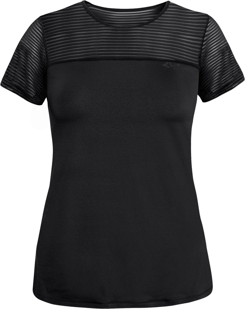 Rohnisch Miko Tee Dames Sportshirt - Black - Maat XS