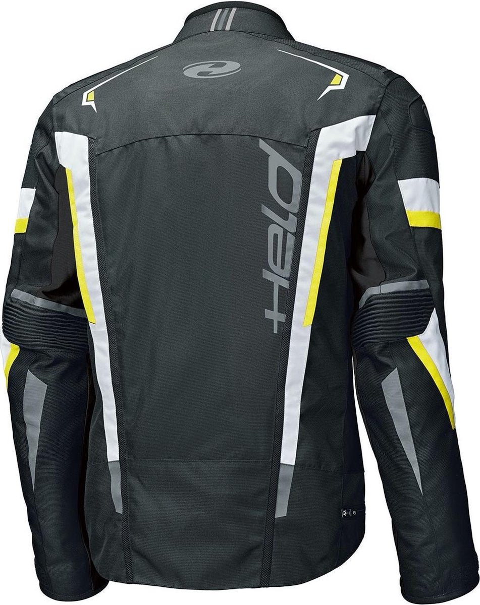 Held Imola ST Black White Fluo Yellow Textile Motorcycle Jacket  L
