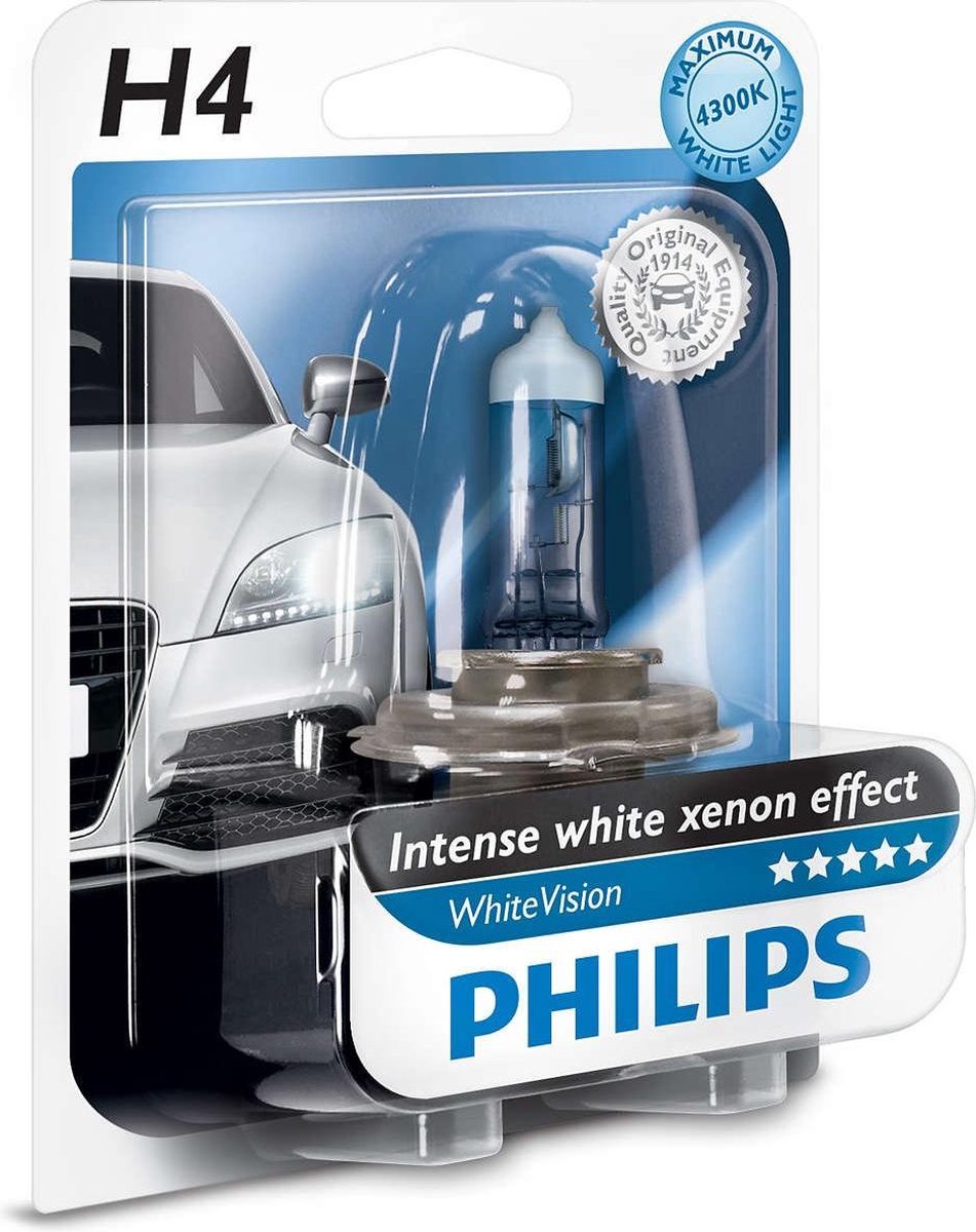 Philips White Vision H4 12V