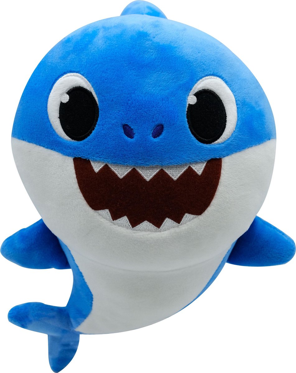 Baby Shark - Daddy Shark knuffel - met geluid! - Interactieve Knuffel