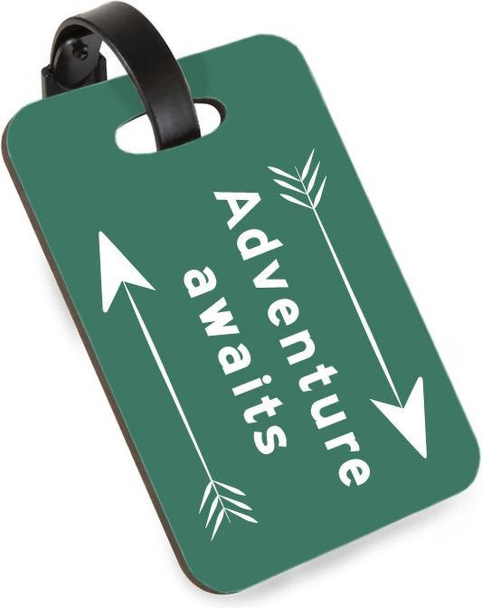 Hospitrix Bagagelabel Gekleurd voor Koffers –  Adventure Awaits