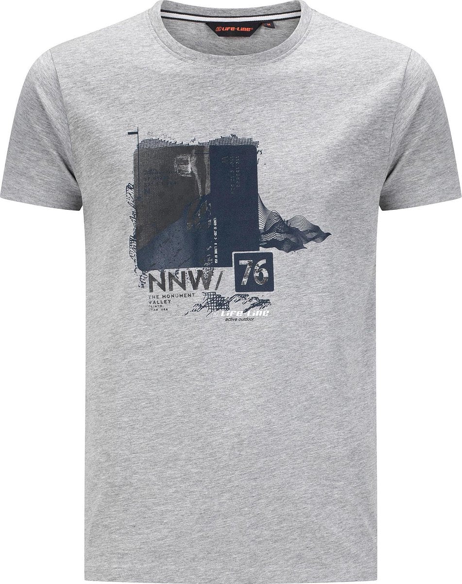 Life-Line Oundle T-shirt - Heren Outdoor Shirt - Sneldrogend Wandelshirt